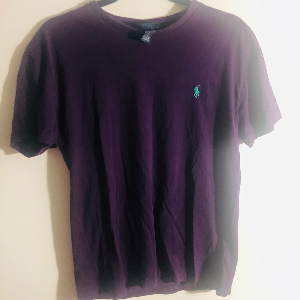 Ralph Lauren Purple/ Teal Polo Tee